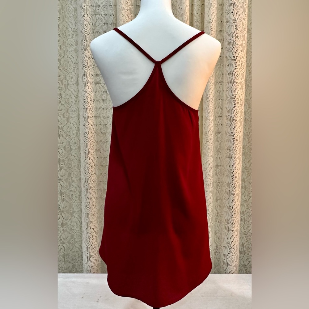 Adrienne Top Size: Small Color:Maroon - Picture 2 of 10